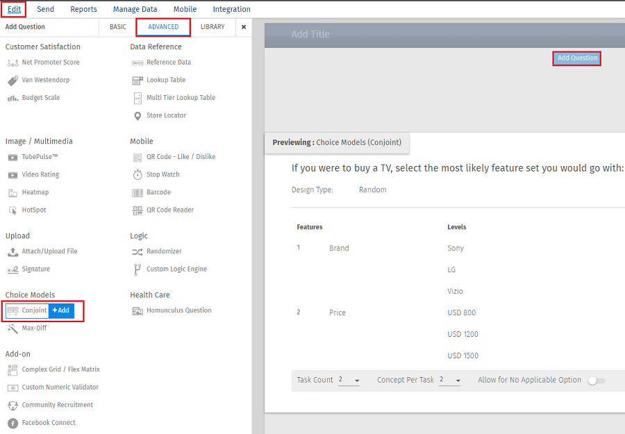 Survey Software Help Image